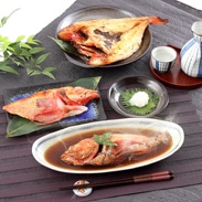 高級魚・きんき三昧 きんき一夜干しと味噌漬と姿煮