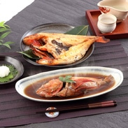 知床の旨味干しと煮魚の王道、姿煮 きんき一夜干しと姿煮