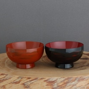 根来・曙夫婦椀　1組　株式会社佐藤商事・秋田県