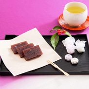 奈良県最古!老舗和菓子店の和菓子 つみ小菊1箱/羊羹1本