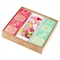 和菓子 詰め合わせ 花ギフト 〔鹿もなか5個入×1、菊の寿5個入×1、フラワーアレンジメント〕 最中 焼き菓子 本家菊屋