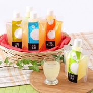 土佐名産会 高知県 旬の果実を飲みやすいゼリーに 土佐の果実・飲むゼリー8個入〔文旦・ポンカン・小夏・ゆず各2個〕