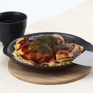 元祖 広島流お好み焼　そば入り肉玉子３枚セット　みっちゃん総本店【北海道・沖縄・離島 お届け不可】