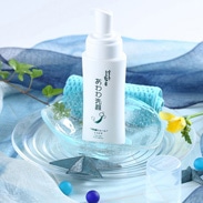 沖縄の海洋深層水にアロエベラ葉水を配合 宮古島のうる肌アロエ あわわ洗顔