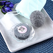 優しい天然素材でお肌をさらに美しく　桐炭石鹸・桐炭こんにゃくスポンジセット