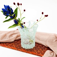 贈りものにも最適！ デザイン性の高い花瓶　フリットVASE L