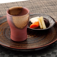 備前焼フリーカップ 胡麻 猪俣政昭