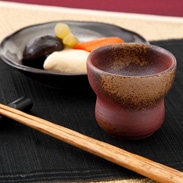 備前焼カップ 胡麻 猪俣政昭