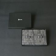 自然な焼きむらが個性的　いぶし瓦　「コースター２枚セット 108mmサイズ」