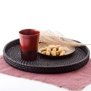 伝統の技術を惜しげもなく込めた逸品　「伝」山中塗　トールカップ　朱