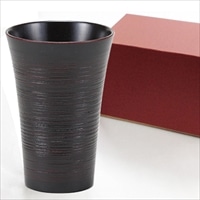 天然木 漆塗カップ 曙 〔約径9×高さ13cm〕 石川県 食器 加賀土産 東出漆器店