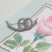 エリズ・オリジナルデザイン　　デザイン ブローチ シルバー