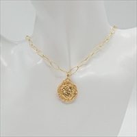 コイン風ネックレス APD251 〔全長42cm〕 レディースアクセサリー ネックレス 東京 ERI's Collection