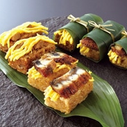 福岡県柳川伝統の味 炙りうなぎ笹めし・ はかた地どり笹めし詰合せ