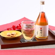 濱田 和歌山県 凝縮した甘さの梅シロップ 梅搾り3本セット〔490ml×3本〕