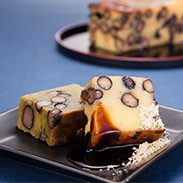 ふっくら炊いた栄町産どら豆をたっぷり使用　ふんわり卵でやさしく寄せた　金田屋特製　黒豆の生カステラ　プレミアムセット 【沖縄・離島 お届け不可】