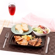 北海道産 かみこみ豚ステーキセット〔ロース、肩ロース各300g〕五日市