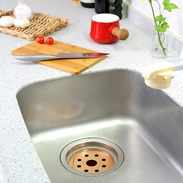 銅イオンパワーの抗菌力　深型銅バスケット（フタ・リング付）