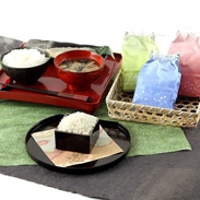 もちもちで冷めても美味しい　魚沼産コシヒカリ惣五郎３合袋３個入りギフトパック
