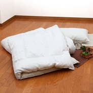 注目の人工の羽毛 バイオミメテイック素材エアーフレイク 人工羽毛掛けふとん シングル