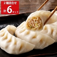 宇都宮 糸井商店 手包み餃子 2種 詰め合わせ 〔にんにく入り300g(6個入)×3、にんにくなし300g(6個入)×3〕 惣菜