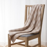 「NOC」認定オーガニックコットン。 環境とお肌にやさしい Kai’s organic products オーガニックコットン・ブランケット チェック 株式会社前田源商店・山梨県