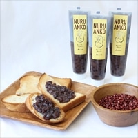 ぬるあんこ NURU ANKO あんバター 粒あん 〔140g×3〕 スプレッド