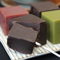 かねご製餡 キューブ羊羹 ショコラ 詰め合わせ 〔(ショコラ、オレンジピール、抹茶、ストロベリー)×2)〕 ようかん