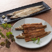 瀬戸内産　福あなご詰め合せ　有限会社マリンスター　広島県　瀬戸内海産の上質なあなごをこだわりの職人技で焼き上げた、蒲焼きと白焼きのセット。