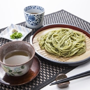 狭山茶、茶そば詰合せ 株式会社新井園本店 埼玉県 関東随一の茶どころ狭山で育まれた狭山茶と色鮮やかな茶そばのセット