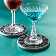 冠位十二階 瓦コースター6枚セット 孫七瓦工業株式会社 奈良県 吸水性抜群!伝統の瓦技術で仕上げた風情ある一品