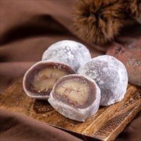 新杵堂 まるごと渋皮栗大福 ギフト〔55g(個包装紙込み)×8〕大福 冷凍