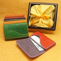 Vague 名刺入れ〔縦約68mm×横約108mm×高さ約15mm〕