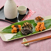 しそ巻漬物詰合せ 大〔しそ巻（大根、あんず）、しそQばっちゃん漬、ばっちゃんしその実漬、しその実大根〕