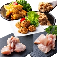 いっちょかーデリ&鶏精肉〔鶏むね肉唐揚げ300g、鶏肉団子300g、鶏そぼろ300g、鶏もも肉400g、鶏むね肉450g〕いっちょかー 徳島県 冷凍 総菜 阿波食品