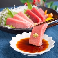 大間マグロ〔中トロ200g×1・赤身200g×1〕