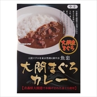 魚忠 大間 まぐろ カレー〔180g×1〕レトルトカレー 鮪 ポスト投函便