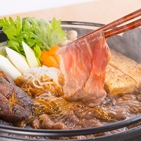 黒毛和牛すき焼用切り落としセット〔和牛切り落とし約500g×2・すき焼きのたれ500g〕　九州・熊本県　田中畜産