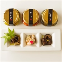 京都・大人のオイル漬 〔蟹80g、鮑50g、ナマコ50g〕 京都府 丹後 海鮮惣菜 天の酒喰食房