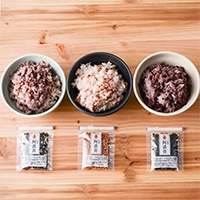 みむら 手軽で美味しい古代米 阿波音 味くらべセット〔古代米ブレンド14g×3・黒米14g×1・赤米14g×1〕