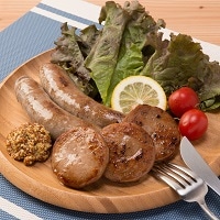 無添加 黒豚 短鼻豚 ソーセージセット〔ソーセージ200g、ホワイトフランクフルト150g、スモークウインナー・バジルウインナー・ホワイトウインナー各100g〕 九州・鹿児島県産 鹿児島ますや