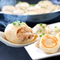 長崎焼小籠包チャイデリカ マーマルイの長崎焼小籠包5種詰合せ〔豚・海老・鶏・牛・帆立×各33g3個2袋〕