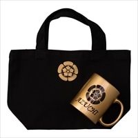 おれんじくろーばー 織田信長 金色マグカップ キャンバスランチトートバッグ セット