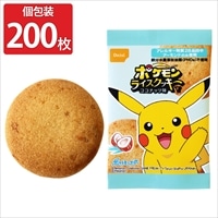 ポケモン ライスクッキー ココナッツ味 個包装 〔20枚入×10〕 グルテンフリー 菓子 尾西食品 【沖縄・離島 配送不可】