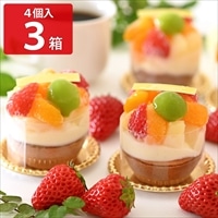 スタイル 鬼盛りフルーツタルト 直径7cm 〔(直径7cm×4個入)×3箱〕 タルト スイーツ