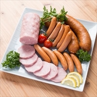 手造りハム一太郎 養老ブランドセット〔荒挽きウィンナー・荒挽きウィンナー(一味入り)各240g、養老フランク(2本入)、プレスハム400g〕 岐阜県産