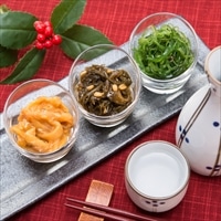 山証 気仙沼厳選珍味6本セット〔ほや粕漬・いかの塩辛・子持ちめかぶ・こんぶ佃煮ほか全6種×各1