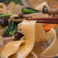 庵古堂 水沢坊うどん おっきり込みうどんのセット〔水沢坊うどん260g×3・おっきり込みうどん450g×2〕