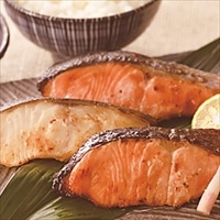 漬魚 味くらべ 6点セット 〔越乃甘粕漬3種(さけ・赤魚・銀だら)各1切入、復刻味噌漬3種(さけ・ほっけ・銀だら)各1切入〕 新潟小川屋