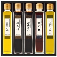 日下部味噌醤油店「渾身の醤油」と健康志向オイル〔全5種〕 調味料セット